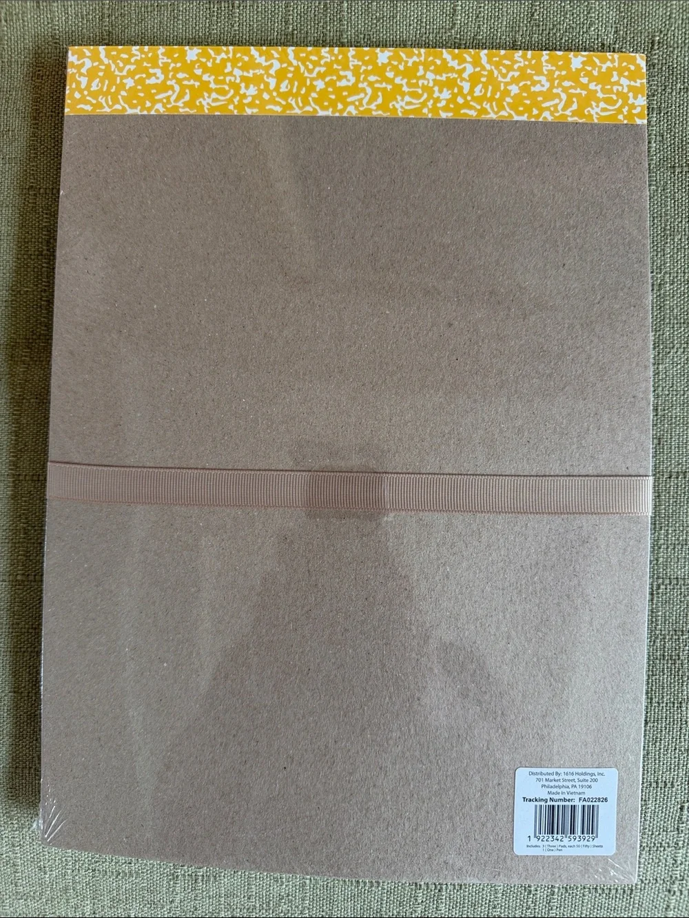 Teacher's Notes Party Stationery Set - Pink, Beige & Red